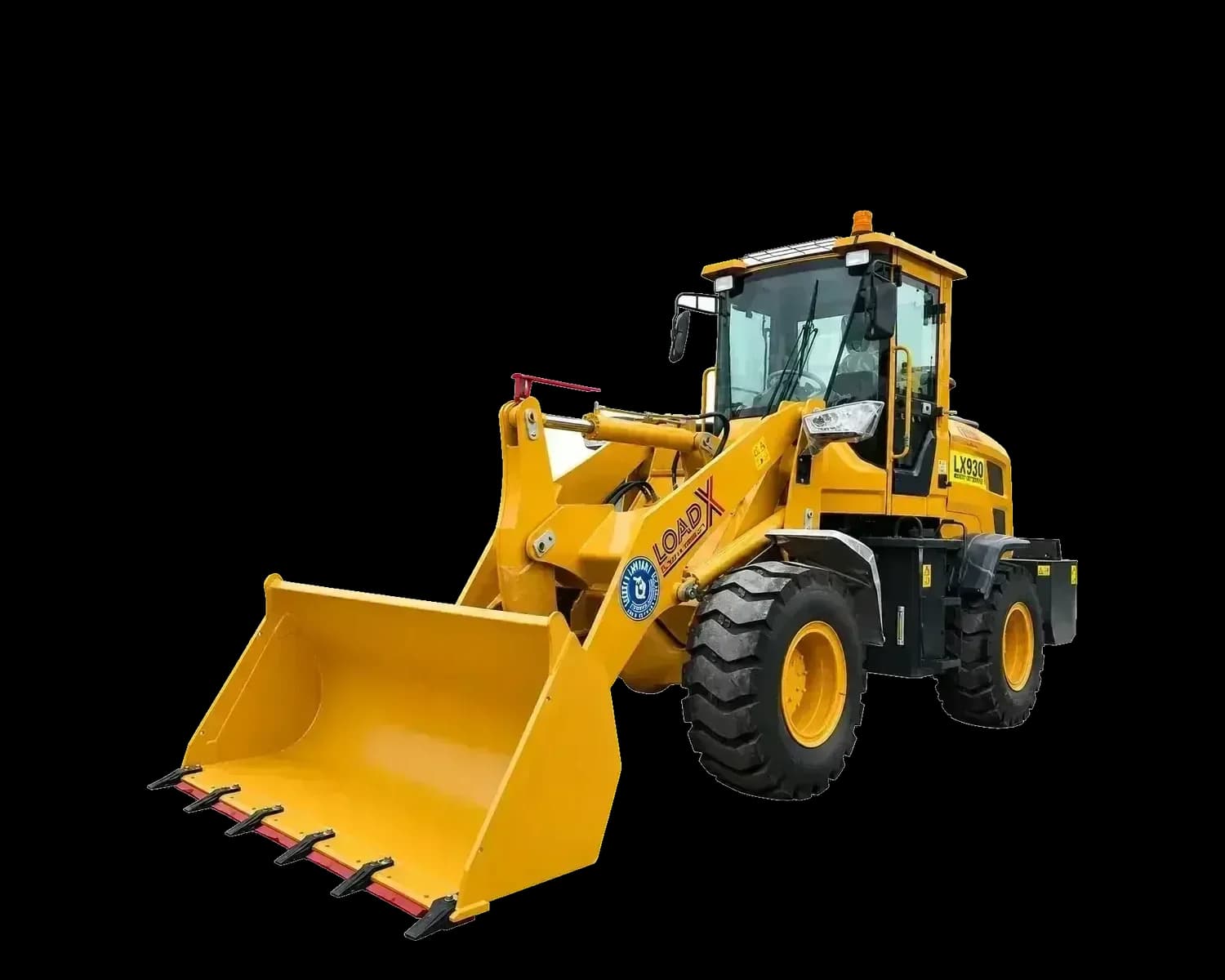 LOAD-X LX-930 wheel loader, isolated on white